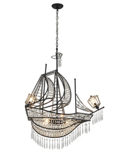  KO-59M-BLK - Matte Black Chandelier